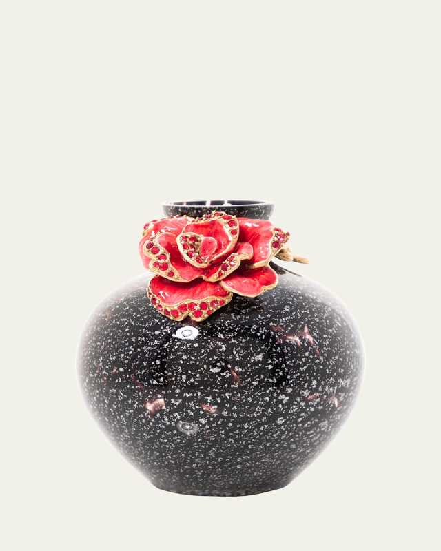 Small Night Bloom Rose Vase